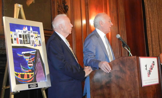 (L-R) Seymour Fliegel & Matthew Goldstein