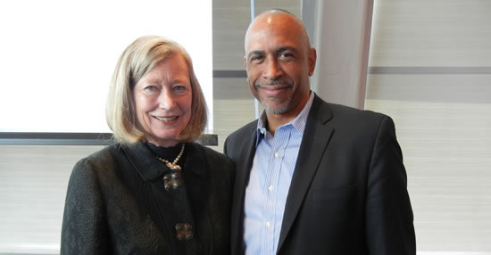 Dean Mary Brabeck and Professor Pedro Noguera
