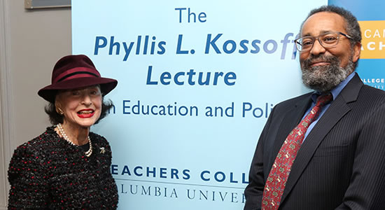 (L-R) Phyllis L. Kossoff & Christopher Edley, Jr.