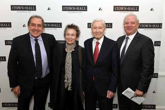 (L-R) Robert Hurwitz, Laurie Anderson, Charles Hull, Tom Wirtshafter