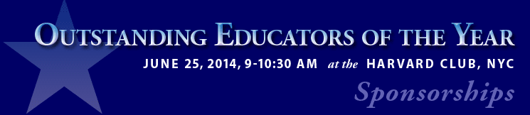 Outstanding Educators of the Year 2013